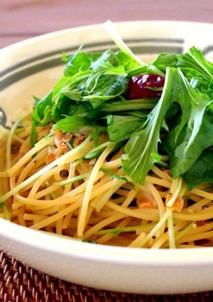 干しエビ風味の 和風サラダパスタ-レシピのメイン写真