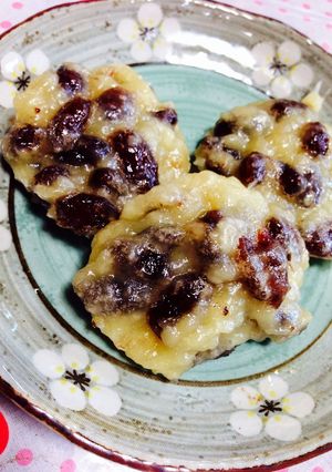 おやつに♡簡単！甘納豆の鬼まんじゅう-レシピのメイン写真