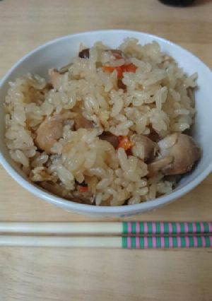 調味料の種類が少ない!簡単炊き込みご飯!-レシピのメイン写真