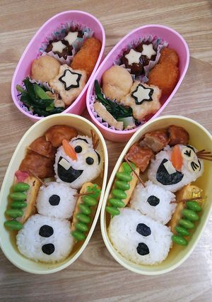 キャラ弁★オラフおにぎり★アナと雪の女王-レシピのメイン写真
