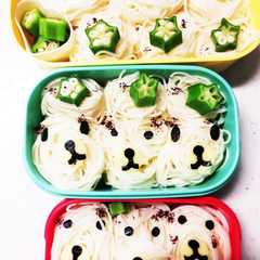 รูปของ 運動会 キャラそうめん弁当