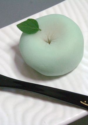 レンジで簡単☆ねりきり和菓子『朝顔』-レシピのメイン写真