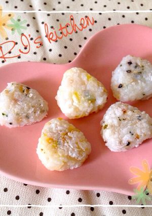 手づかみ離乳食♡ひとくち焼きおにぎり-レシピのメイン写真