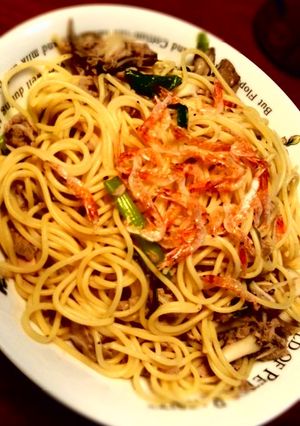 【桜エビと】和風春パスタ-レシピのメイン写真