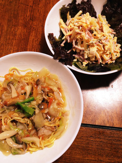 冷やし中華リメイク☆パリパリ餡掛け-レシピのメイン写真