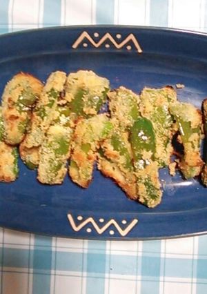 ピーマンのチーズパン粉焼き-レシピのメイン写真