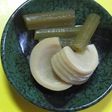 ふきの煮物の残りで