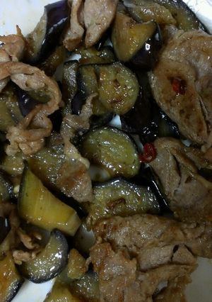 茄子と豚こま肉のピリ辛炒め-レシピのメイン写真