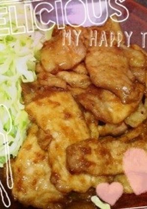 豚肉の生姜焼き♡-レシピのメイン写真