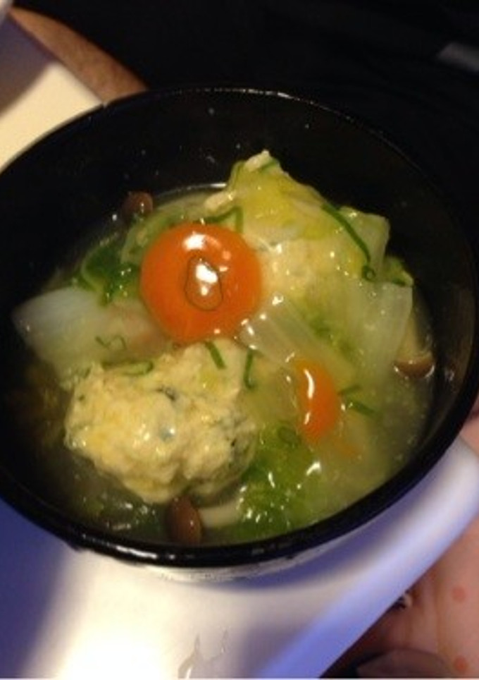鶏だんごのとろとろスープ-レシピのメイン写真