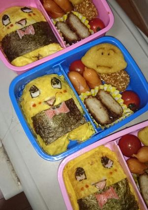 キャラ弁☆ふなっしー-レシピのメイン写真
