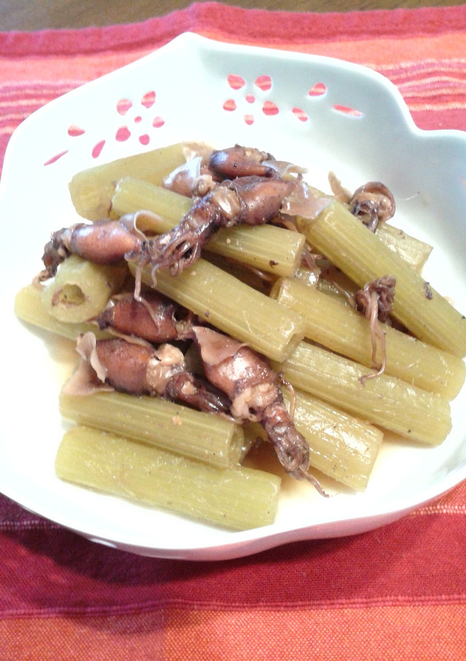 干しほたるいかとふきの煮物♪-レシピのメイン写真