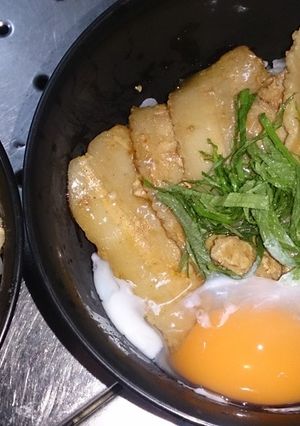 豚丼☆温玉のせ-レシピのメイン写真