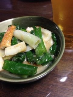 葱と竹輪★胡麻酢みそ和え-レシピのメイン写真