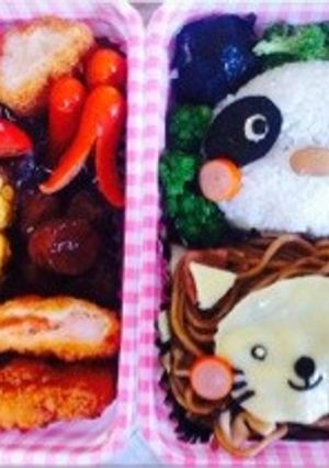 動物園お弁当-レシピのメイン写真