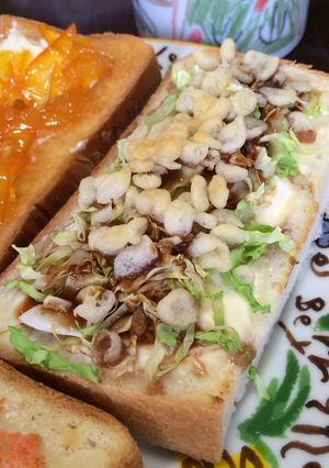 クリームチーズとキャベツのトースト-レシピのメイン写真