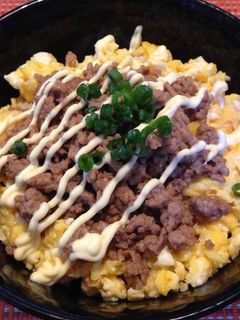 お手軽豚そぼろ丼-レシピのメイン写真