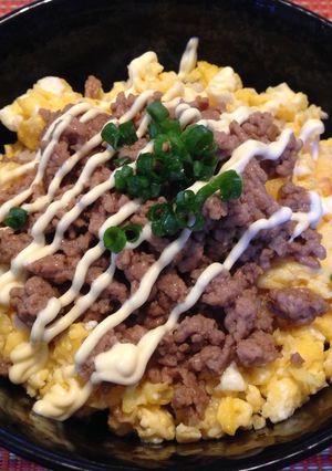お手軽豚そぼろ丼-レシピのメイン写真