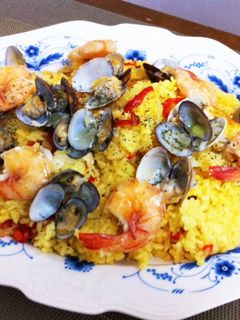 炊飯器 パエリア-レシピのメイン写真