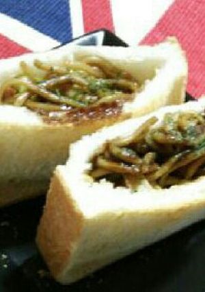 焼きそばのホットサンド♪-レシピのメイン写真