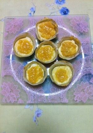 おからdeレモンタルト(餃子の皮カップ)-レシピのメイン写真