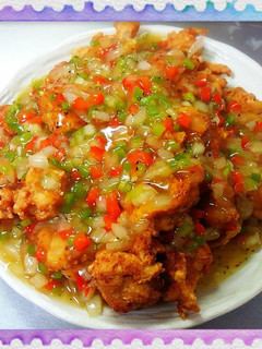 揚げ鶏のスパイシー餡かけ-レシピのメイン写真