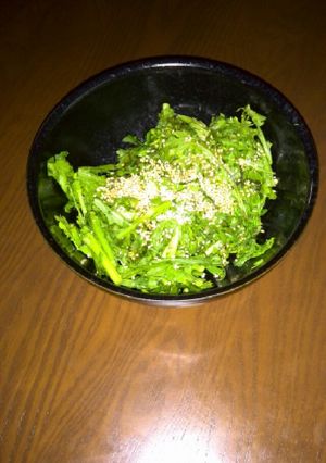 シンプル　春菊サラダ-レシピのメイン写真