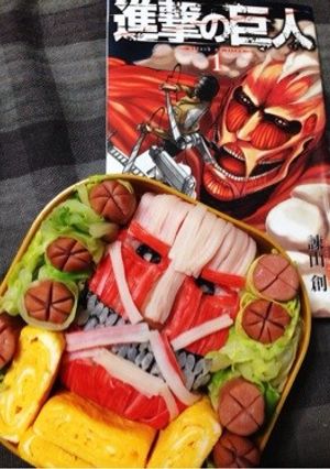 超リアル★進撃の巨人！奇行種弁当♡-レシピのメイン写真