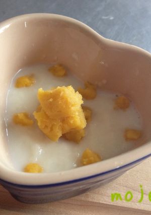 離乳食初期。お芋のライスプディング♡-レシピのメイン写真