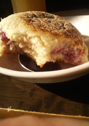 ブルーベリーチーズイングリッシュマフィン-レシピのメイン写真