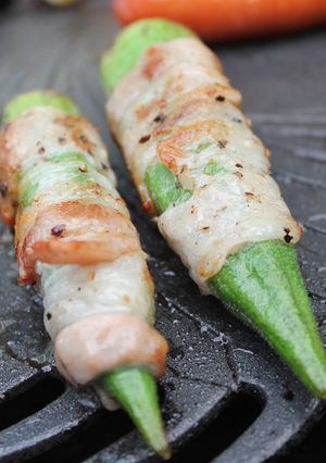 簡単☆オクラの豚肉巻き-レシピのメイン写真