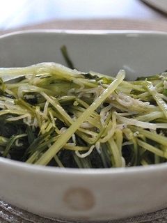 水菜と九条葱としらすの煮びたし-レシピのメイン写真