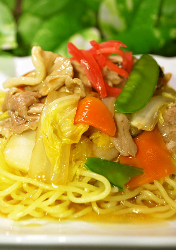 レンジで簡単♪　あんかけ焼きそば-レシピのメイン写真