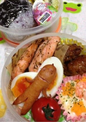 ソーセー人弁当-レシピのメイン写真