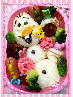 オラフでるんるんお弁当♪-レシピのメイン写真