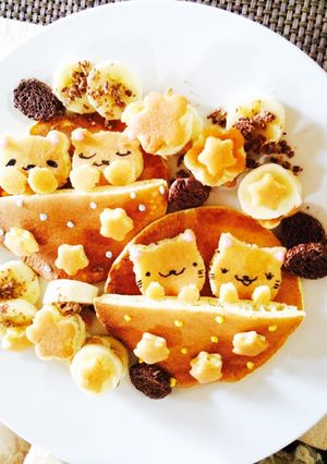 デコパンケーキ-レシピのメイン写真