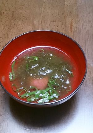 一分で出来る簡単！梅干しすまし汁-レシピのメイン写真