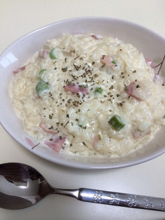 余ったご飯でクリームリゾット-レシピのメイン写真