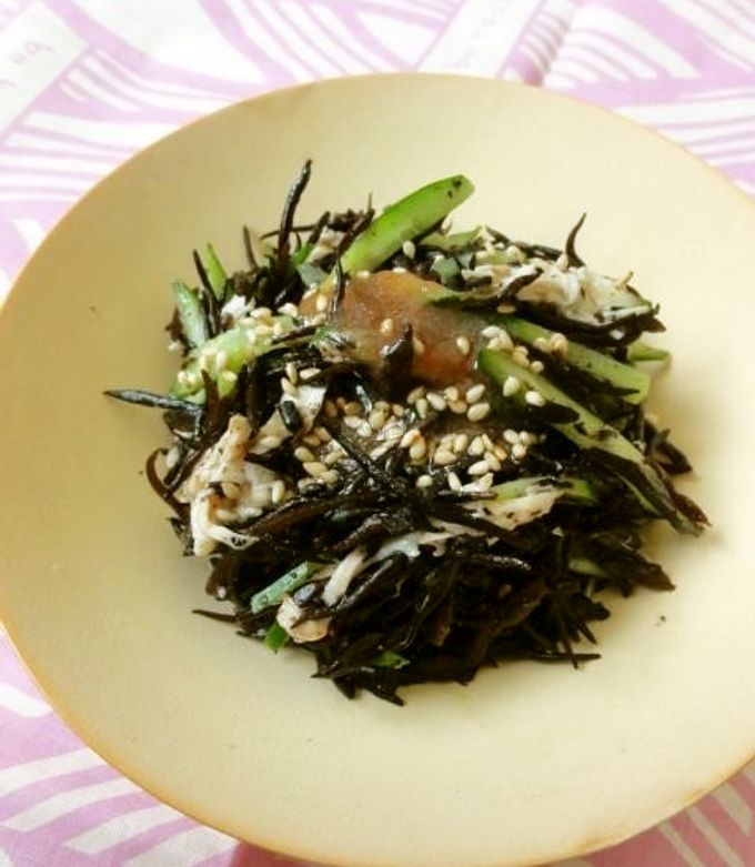 【副菜】簡単！ひじきのさっぱり梅サラダ-レシピのメイン写真