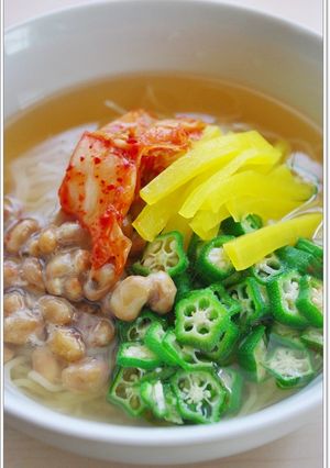 簡単！美味しい！ネバネバ冷麺♪-レシピのメイン写真