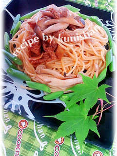 油揚げとシメジのパスタ♪-レシピのメイン写真