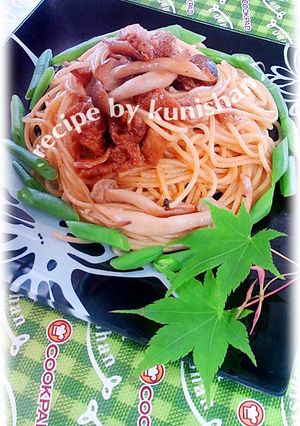 油揚げとシメジのパスタ♪-レシピのメイン写真
