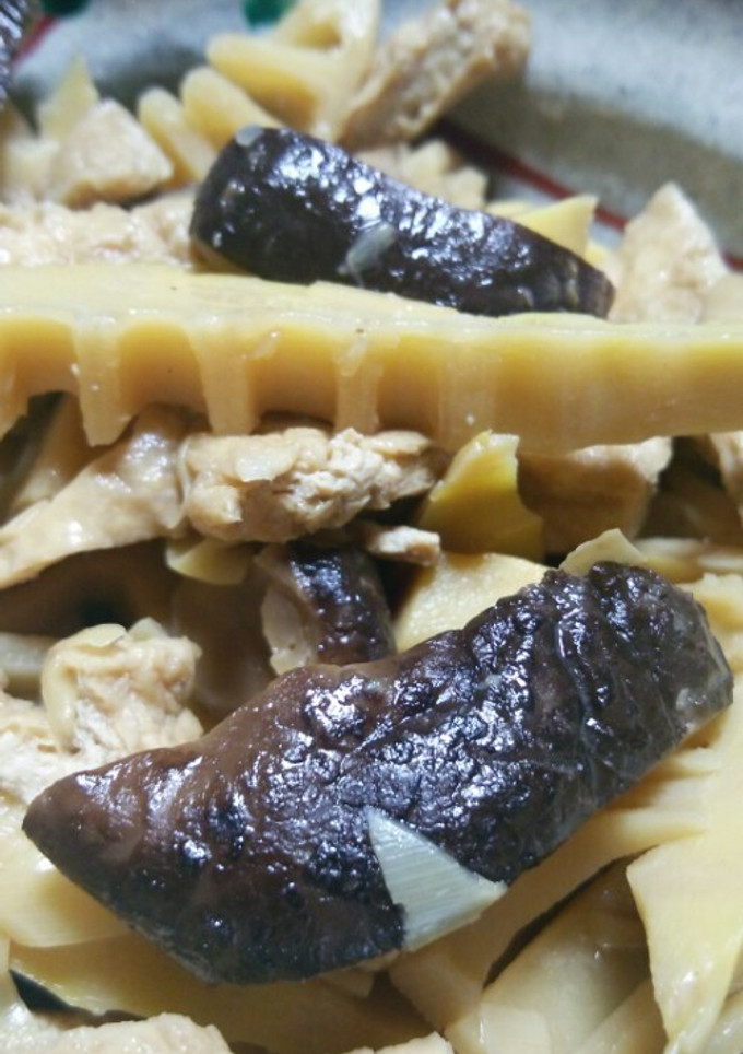 筍と干し椎茸とお揚げの炒め煮-レシピのメイン写真