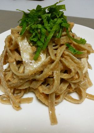 バター不使用☆キノコ&明太子パスタ-レシピのメイン写真