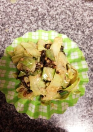 スボラさんのお弁当 キャベツの胡麻和え-レシピのメイン写真