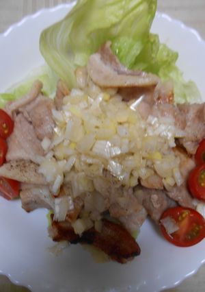 豚ばら肉のごま油葱かけ-レシピのメイン写真