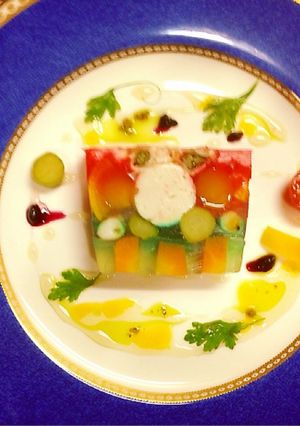 テリーヌ 海の幸 季節の野菜と共に-レシピのメイン写真