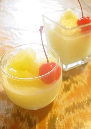 オッサンの爽やかパイン牛乳ゼリー-レシピのメイン写真