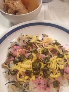 ひじきご飯のちらし寿司 ひな祭り お祝い-レシピのメイン写真