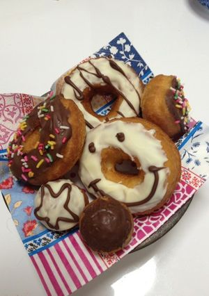 HM/ホットケーキミックスで簡単ドーナツ-レシピのメイン写真